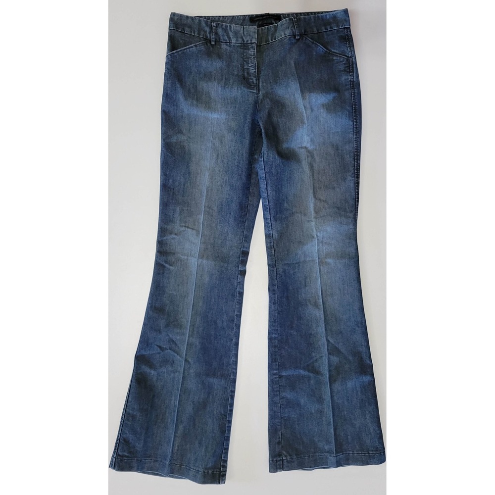 Express Women's Flare Jeans - Blue Denim